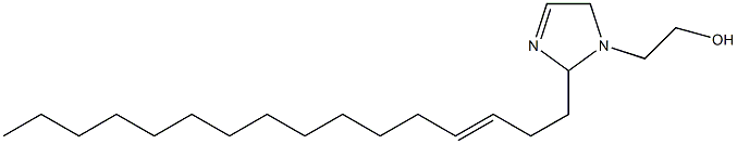 2-(3-Hexadecenyl)-3-imidazoline-1-ethanol Structure