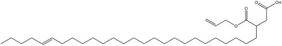 3-(21-Hexacosenyl)succinic acid 1-hydrogen 4-allyl ester Structure