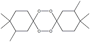 2,3,3,11,12,12-Hexamethyl-7,8,15,16-tetraoxadispiro[5.2.5.2]hexadecane Structure
