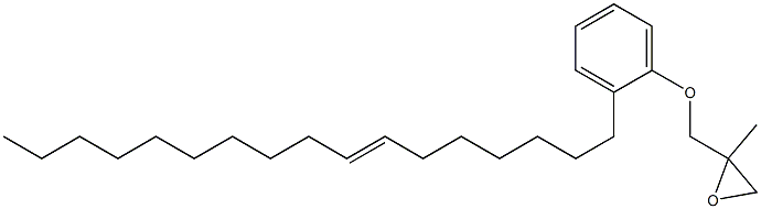 2-(7-Heptadecenyl)phenyl 2-methylglycidyl ether Structure