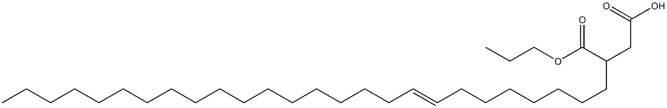 3-(8-Hexacosenyl)succinic acid 1-hydrogen 4-propyl ester Structure