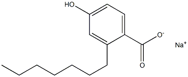 2-Heptyl-4-hydroxybenzoic acid sodium salt|