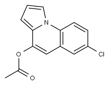 Acetic acid 7-chloropyrrolo[1,2-a]quinolin-4-yl ester|