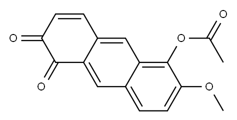 Acetic acid 2-methoxy-5,6-dihydro-5,6-dioxoanthracen-1-yl ester