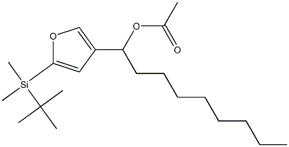 Acetic acid 1-[5-(tert-butyldimethylsilyl)-3-furyl]nonyl ester