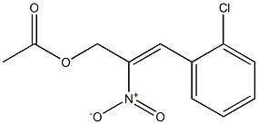 Acetic acid 2-nitro-3-[2-chlorophenyl]-2-propenyl ester