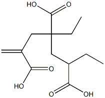 1-Hexene-2,4,6-tricarboxylic acid 4,6-diethyl ester Structure