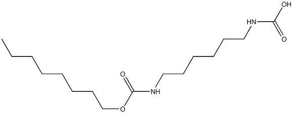 1,6-Hexanediylbis(carbamic acid octyl) ester Structure