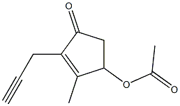 Acetic acid 2-methyl-4-oxo-3-(2-propynyl)-2-cyclopentenyl ester|