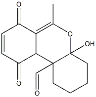 2,3,4,4a,7,10,10a,10b-Octahydro-4a-hydroxy-7,10-dioxo-6-methyl-1H-dibenzo[b,d]pyran-10b-carbaldehyde