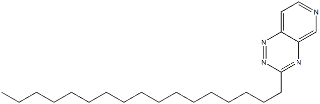 3-Heptadecylpyrido[3,4-e]-1,2,4-triazine Structure