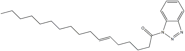 1-(6-Heptadecenoyl)-1H-benzotriazole Structure