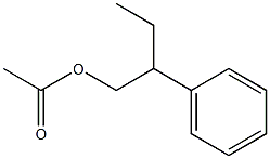 Acetic acid 2-phenylbutyl ester Structure