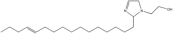 2-(12-Hexadecenyl)-3-imidazoline-1-ethanol Structure