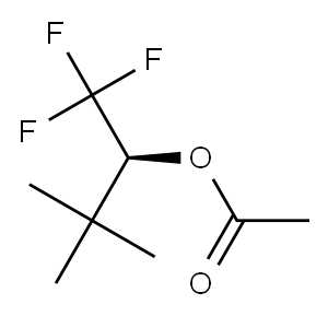 (+)-Acetic acid (S)-1-trifluoromethyl-2,2-dimethylpropyl ester|