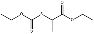 2-(Ethoxycarbonothioyl)sulfanyl propanoate Struktur