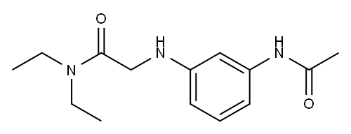 2-[(3-acetamidophenyl)amino]-N,N-diethylacetamide