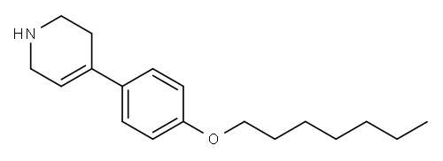 4-[4-(heptyloxy)phenyl]-1,2,3,6-tetrahydropyridine