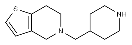 4-{4H,5H,6H,7H-thieno[3,2-c]pyridin-5-ylmethyl}piperidine|