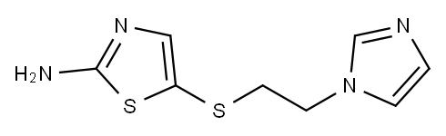 5-{[2-(1H-imidazol-1-yl)ethyl]sulfanyl}-1,3-thiazol-2-amine