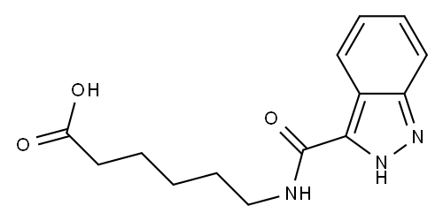 6-(2H-indazol-3-ylformamido)hexanoic acid