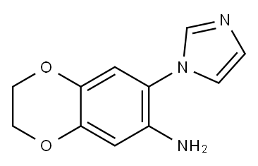 7-(1H-imidazol-1-yl)-2,3-dihydro-1,4-benzodioxin-6-amine