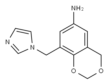 8-(1H-imidazol-1-ylmethyl)-2,4-dihydro-1,3-benzodioxin-6-amine