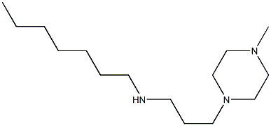 heptyl[3-(4-methylpiperazin-1-yl)propyl]amine Structure