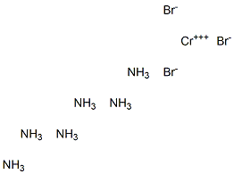 Hexamminechromium(III) bromide 结构式