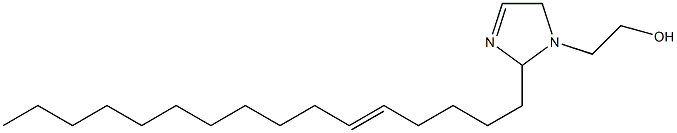 2-(5-Hexadecenyl)-3-imidazoline-1-ethanol Structure