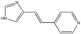 4-[2-(1H-IMIDAZOL-4-YL)-VINYL]-PYRIDINE Structure