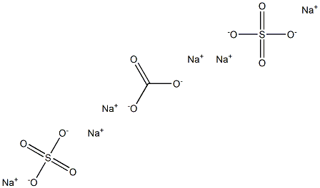 Hexasodium carbonate bissulfate Structure