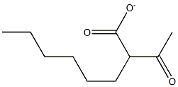 2-n-hexyl acetoacetate Structure
