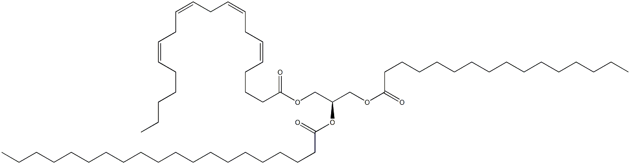 1-hexadecanoyl-2-eicosanoyl-3-(5Z,8Z,11Z,14Z-eicosatetraenoyl)-sn-glycerol