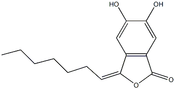 3-heptylidene-5,6-dihydroxyphthalide