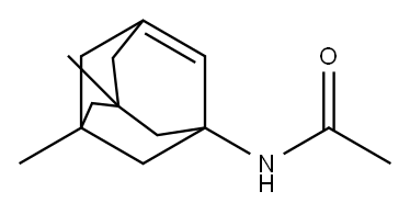 5-ACETAMIDO-1,3-DIMETHYLADAMANTENE Structure