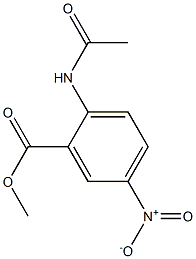 2-ACETAMIDO-5-NITROBENZOIC ACID METHYL ESTER Structure