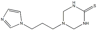 5-[3-(1H-imidazol-1-yl)propyl]-1,3,5-triazinane-2-thione|