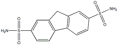 9H-fluorene-2,7-disulfonamide Structure