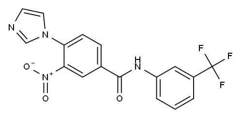4-(1H-imidazol-1-yl)-3-nitro-N-[3-(trifluoromethyl)phenyl]benzenecarboxamide|