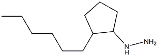 1-(2-hexylcyclopentyl)hydrazine