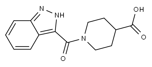 1-(2H-indazol-3-ylcarbonyl)piperidine-4-carboxylic acid