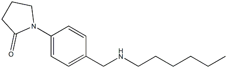 1-{4-[(hexylamino)methyl]phenyl}pyrrolidin-2-one