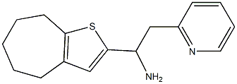 1-{4H,5H,6H,7H,8H-cyclohepta[b]thiophen-2-yl}-2-(pyridin-2-yl)ethan-1-amine