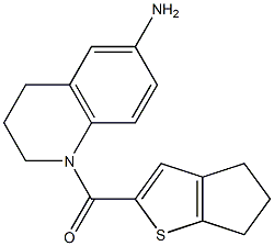 1-{4H,5H,6H-cyclopenta[b]thiophen-2-ylcarbonyl}-1,2,3,4-tetrahydroquinolin-6-amine