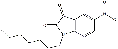 1-heptyl-5-nitro-2,3-dihydro-1H-indole-2,3-dione
