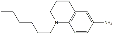 1-hexyl-1,2,3,4-tetrahydroquinolin-6-amine Structure