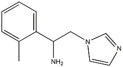 2-(1H-imidazol-1-yl)-1-(2-methylphenyl)ethanamine Structure