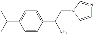 2-(1H-imidazol-1-yl)-1-[4-(propan-2-yl)phenyl]ethan-1-amine