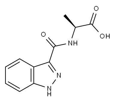 2-(2H-indazol-3-ylformamido)propanoic acid|2-(2H-indazol-3-ylformamido)propanoic acid